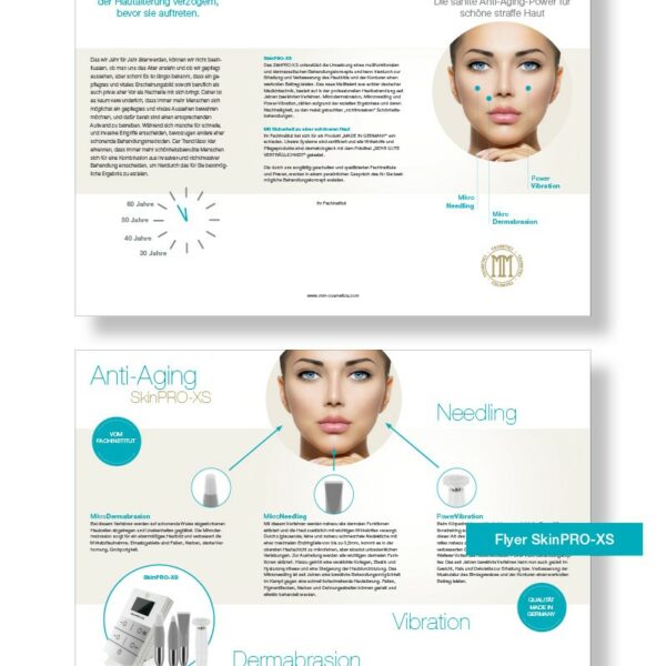 Flyer SkinPRO-XS – 30 Stück